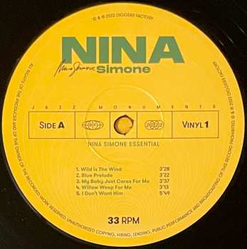 4LP Nina Simone: Jazz Monuments LTD | NUM
