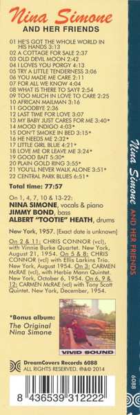 CD Nina Simone: Nina Simone And Her Friends (An Intimate Variety Of Vocal Charm)