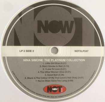 3LP Nina Simone: The Platinum Collection - 42 All Time Classics CLR