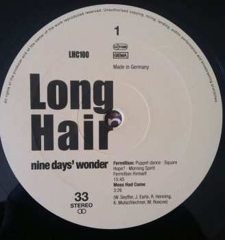 LP Nine Days' Wonder: Nine Days Wonder