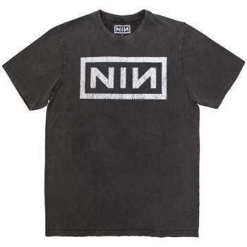 Merch Nine Inch Nails: Stone Wash Póló Classic Logo Nine Inch Nails