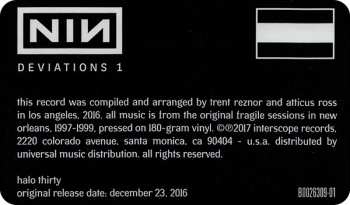 4LP Nine Inch Nails: The Fragile:  Deviations 1 LTD