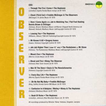 4CD/Dobozkészlet Niney The Observer: The Observer Master Mix Collection