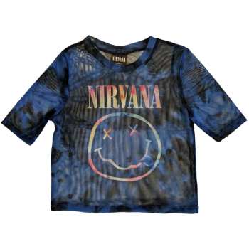 Merch Nirvana: Női Crop Top Pastel Smiley