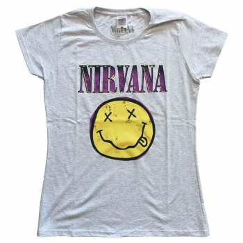 Merch Nirvana: Dámské Tričko Xerox Smiley Pink  XS
