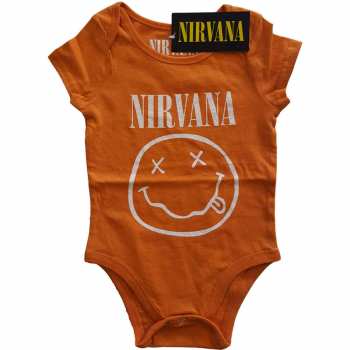 Merch Nirvana: Gyermek Body White Smiley 