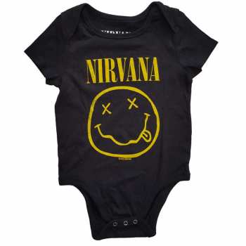 Merch Nirvana: Gyermek Body Yellow Smiley 