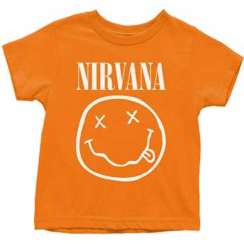Merch Nirvana: Gyermek Toddler Póló White Smiley 