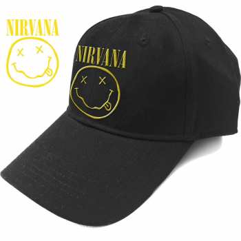 Merch Nirvana: Baseball sapka Logo Nirvana & Smiley