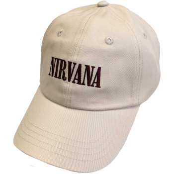 Merch Nirvana: Baseball sapka Text Logo Nirvana In Utero