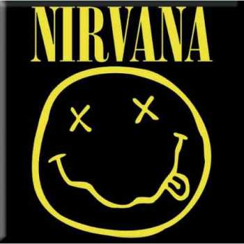 Merch Nirvana: Hűtőmágnes Happy Face