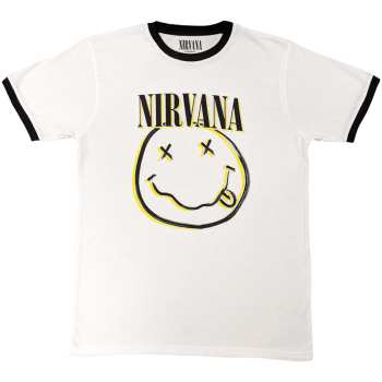 Merch Nirvana: Ringer Póló Double Smiley