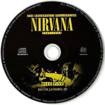 5CD/Dobozkészlet Nirvana: The Broadcast Collection 1987- 1993