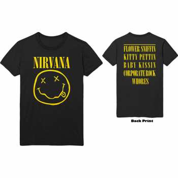 Merch Nirvana: Tričko Flower Sniffin  S