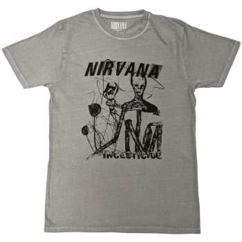 Merch Nirvana: Póló Incesticide Stacked Logo Nirvana