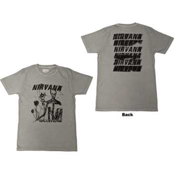 Merch Nirvana: Nirvana Unisex T-shirt: Incesticide Stacked Logo (back Print) (small) S