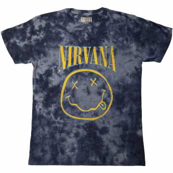 Merch Nirvana: Póló Smiley Blue Stroke