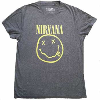 Merch Nirvana: Tričko Yellow Smiley  XS