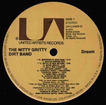 LP Nitty Gritty Dirt Band: Dream