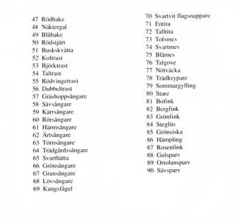 CD No Artist: Fågelsång I Sverige