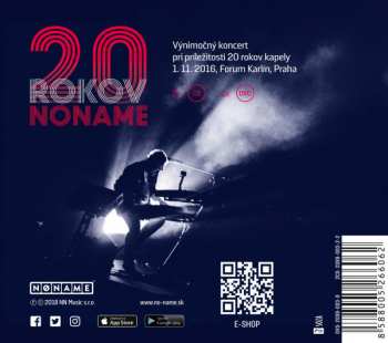 2CD/DVD No Name: 20 Rokov No Name