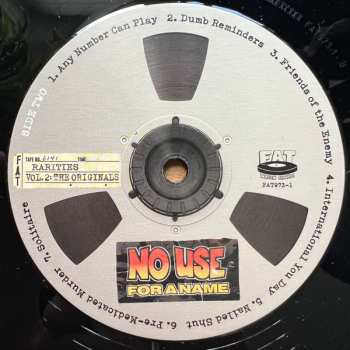 LP No Use For A Name: Rarities Vol. 2: The Originals
