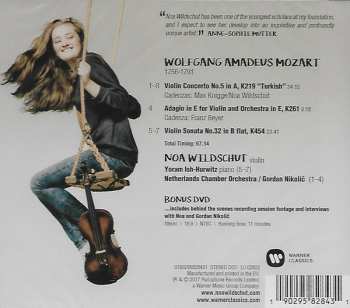 CD/DVD Wolfgang Amadeus Mozart: Sonata, K 454; Violin Concerto No. 5; Adagio, K 261