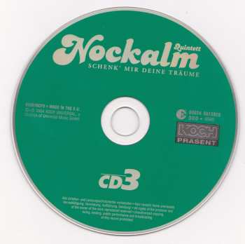 3CD/Dobozkészlet Nockalm Quintett: Schenk' Mir Deine Träume