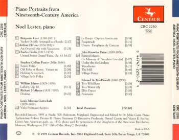 CD Noel Lester: Piano Portraits From Nineteenth-Century America