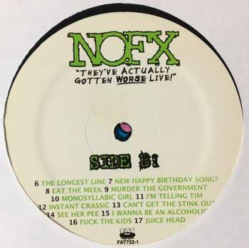 2LP NOFX: They've Actually Gotten Worse Live!
