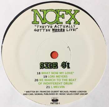 2LP NOFX: They've Actually Gotten Worse Live!