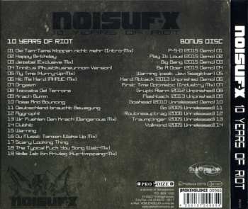 2CD Noisuf-X: 10 Years Of Riot LTD