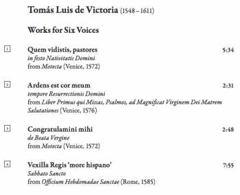 SACD Tomás Luis De Victoria: Nordic Voices Sing Victoria