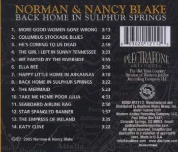 CD Norman & Nancy Blake: Back Home In Sulphur Springs