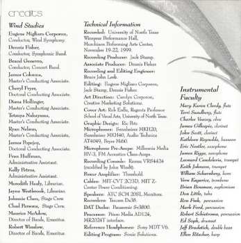 CD North Texas Wind Symphony: Rendezvous