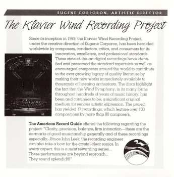 CD North Texas Wind Symphony: Wind Dances