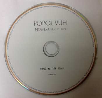 CD Popol Vuh: Nosferatu The Vampyre Original Soundtrack DIGI