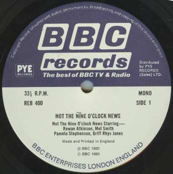LP Not The Nine O'Clock News: Not The Nine O'Clock News... CLR
