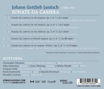 CD Notturna: Johann Gottlieb Janitsch - Sonate Da Camera - Volume II