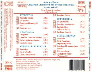 CD Alberto Turco: Adorate Deum – Gregorian Chant From The Proper Of The Mass