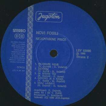 LP Novi Fosili: Nedovršene Priče