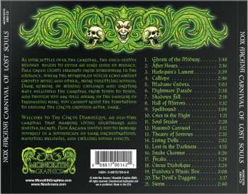 CD Nox Arcana: Carnival Of Lost Souls