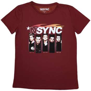Merch *NSYNC: Női Póló Flame Logo Nsync