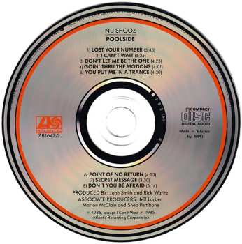 CD Nu Shooz: Poolside