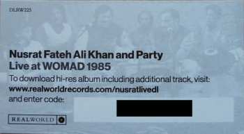 LP Nusrat Fateh Ali Khan & Party: Live At Womad 1985