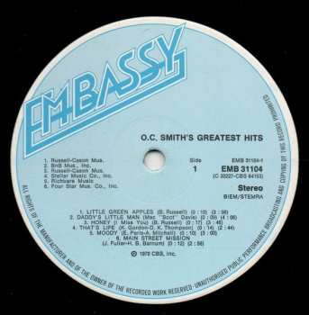 LP OC Smith: O.C. Smith's Greatest Hits