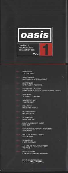 15SP/Dobozkészlet Oasis: Complete 7 Inch Singles Collection Box Vol. 1 LTD