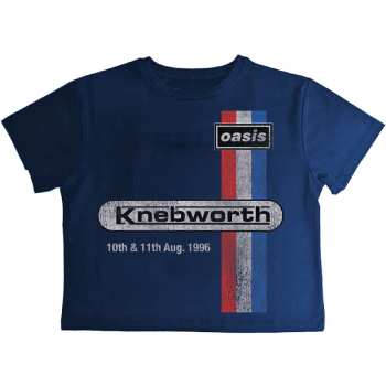 Merch Oasis: Női Crop Top Knebworth '96