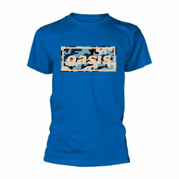 Merch Oasis: Póló Camo Logo Oasis (royal)