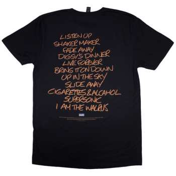 Merch Oasis: Oasis Unisex T-shirt: Definitely Maybe Aaa Setlist (back Print) (small) S